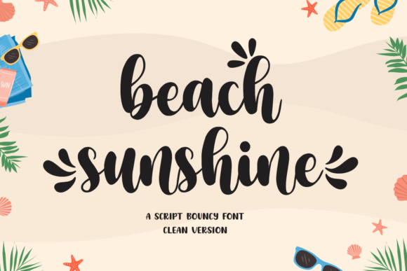 Beach Sunshine: A Font That Shines