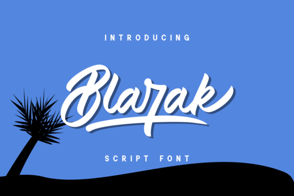 Blarak: A Handwritten Font for Creative Branding