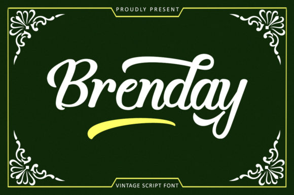 Brenday: A Retro Font for Web Design