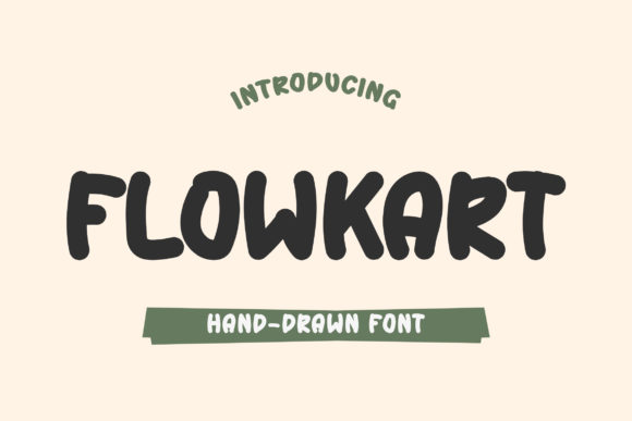 Flowkart: A Bold Display Font for Digital Marketing