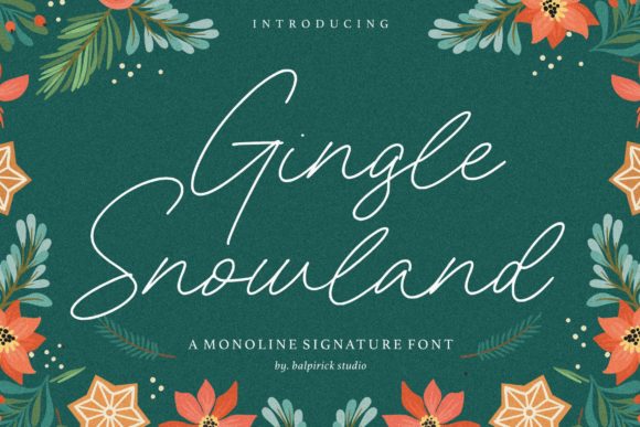 Gingle Snowland Font for Business