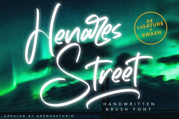 Heares Street: A Handwritten Font for Creative Makers
