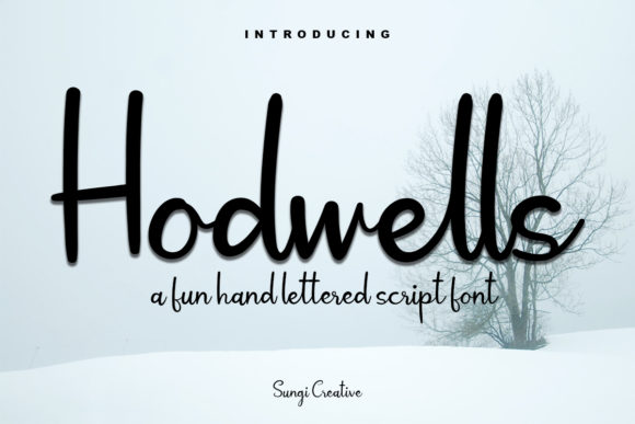 Hodwells: A Delicate Script Font