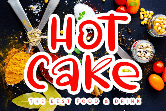 Hot Cake Font for Web Design