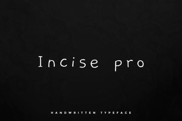 Incise Pro: A Handwritten Font for Editorial Design
