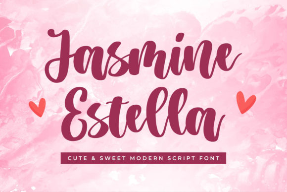 Jasmine Estella: A Sweet Script Font for Brand Content