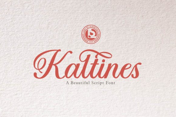 Kaltines: A Stylish Script Font for Business