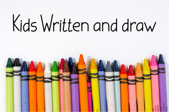 Kids Written Font for Creative Makers