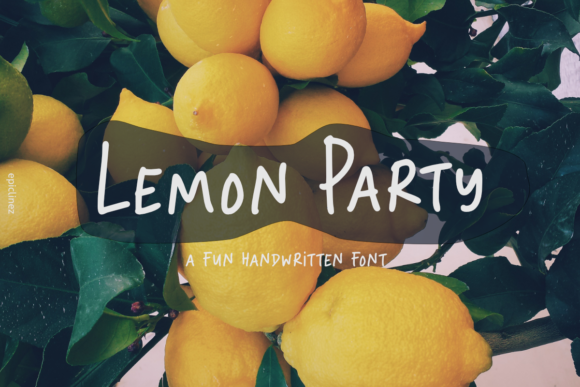 Lemon Party Font: A Quirky Design Essential