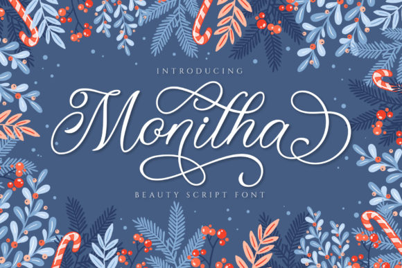 Monitha Font: Elegant Script for Editorial Design