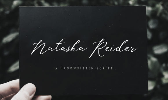 Natasha Rieder: A Stylish Script Font for Web Design