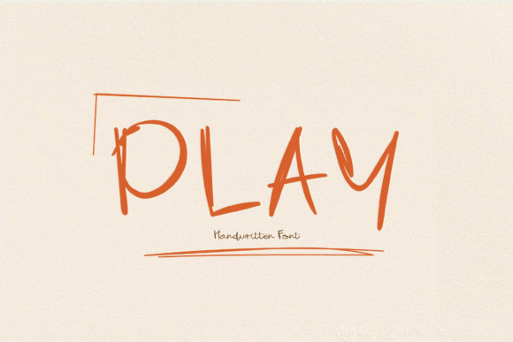 Play: A Handwritten Font for Web Design