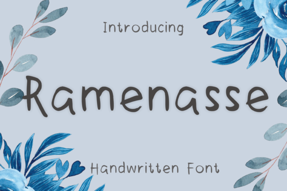 Ramenasse: A Sweet Script Font