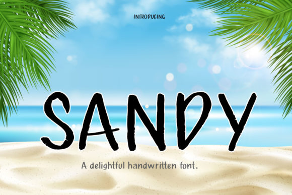 Sandy: A Handwritten Font for Business Branding