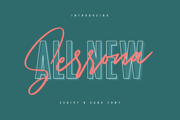 Serrona Duo: A Stylish Font for Creative Campaigns